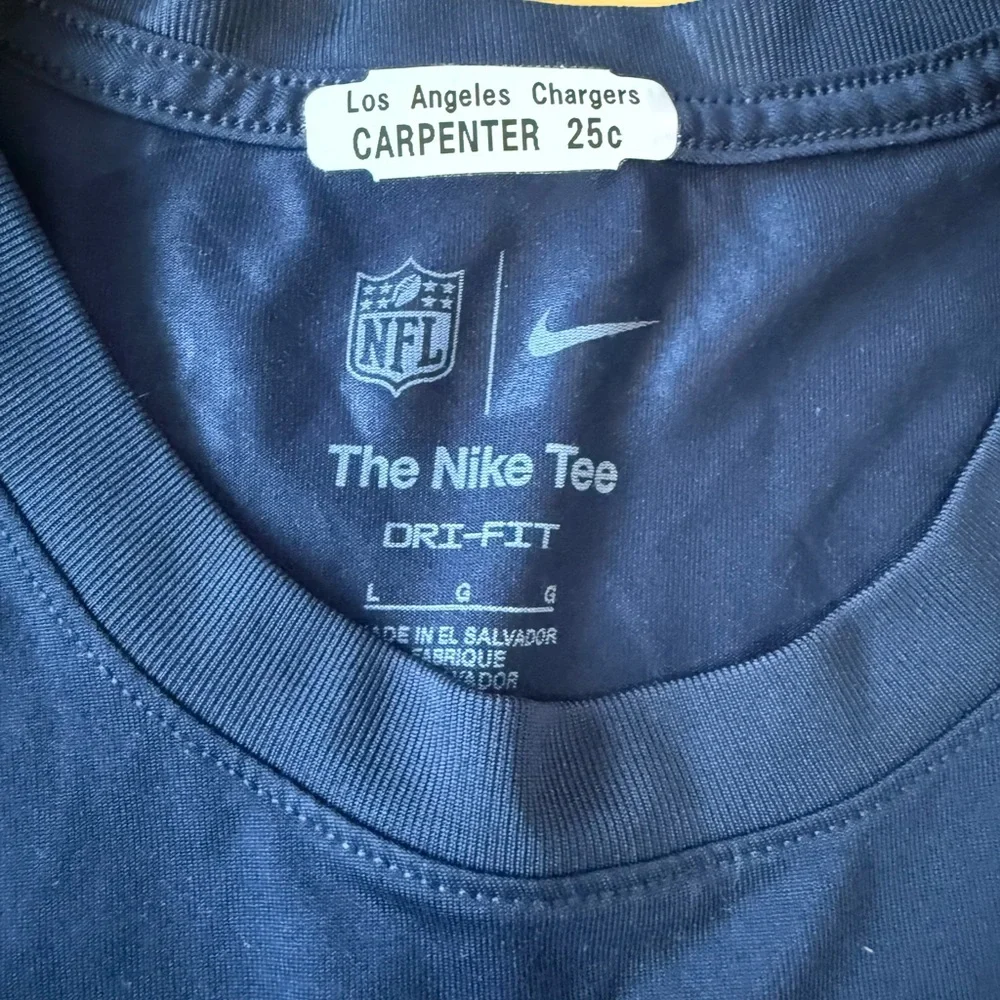 Men's Nike Navy Los Angeles Chargers Legend Logo Dri-FIT Long Sleeve T-Shirt  L - Picture 7 of 8